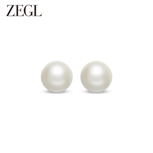 【西门大嫂】ZEGL法式人造大珍珠耳环女轻奢2023新款耳钉12mm银针耳饰品 商品图3