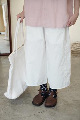 （g）卡其/白/黑 阔腿裤