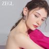 ZEGL设计师甜蜜梦境系列爱心水滴耳环女轻奢高级感耳钉银针耳饰品 商品缩略图4
