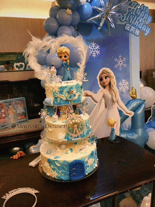 爱莎蛋糕（三层蛋糕，价格非标价，具体请私信客服） 商品图2