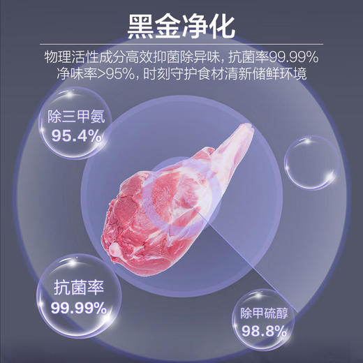 海尔（Haier）341升一级能效双变频风冷无霜多门家用电冰箱三档变温净味母婴BCD-341WLHFD7DSDU1 商品图3