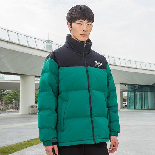【生活系列  撞色拼接字母印花】赛琪男士羽绒服253795 商品图3