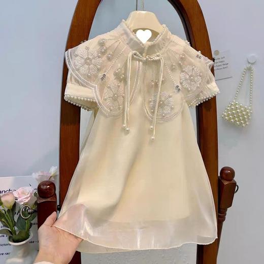 【新款时髦！夏季宝宝公主裙】女童夏季连衣裙，2023新款时髦宝宝公主裙，夏装旗袍，女孩汉服，儿童裙子-QQ 商品图0