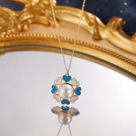 子佩集S925银珍珠套链项链【XXTL119】镀金2307