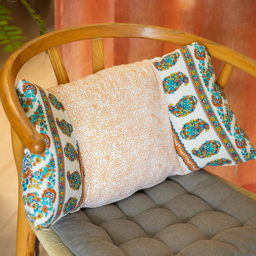 莫代尔蝴蝶护腰枕办公室腰枕靠背久坐腰垫靠枕软包 商品图0