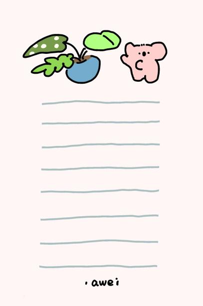 awei公园丨便签纸 商品图3