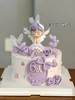 蛋糕定制—紫色翻糖公主 商品缩略图0