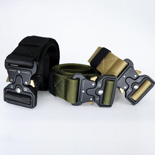 眼镜蛇尼龙腰带户外机能战术腰带男款帆布金属耐用军训工装裤皮带 商品图4
