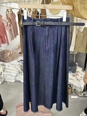 【门店同款】2023年秋季配腰带牛仔半裙 153896856
