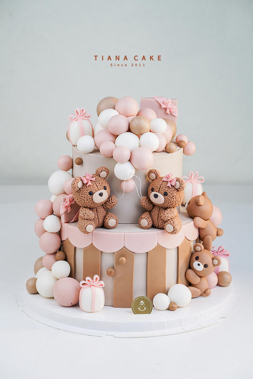 【纯手工翻糖定制】布偶熊 商品图0