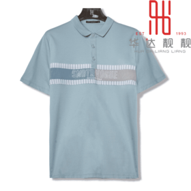 男装2024春季新品休闲短袖翻领POLO衫T恤2214-D13023▲