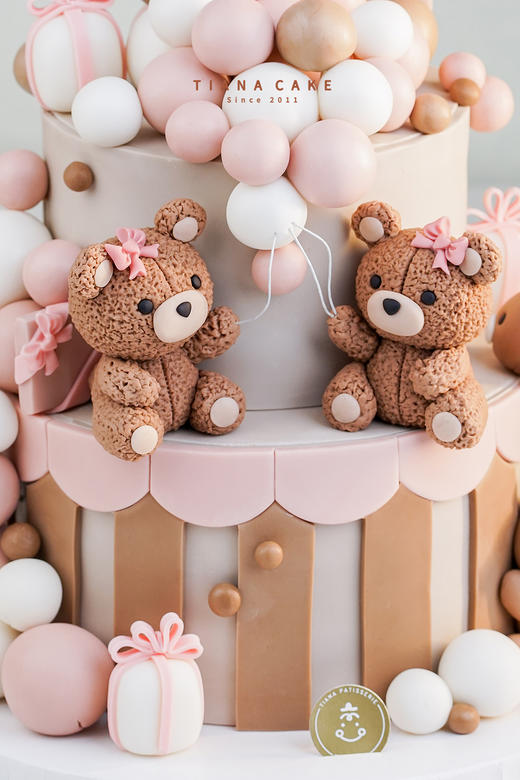 【纯手工翻糖定制】布偶熊 商品图2