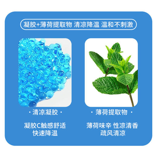 【这个夏日不怕热】新款薄荷消暑冰凉贴，快速降温，有效降低体表温度，缓解热感不适，无刺激性，安全可靠 商品图1