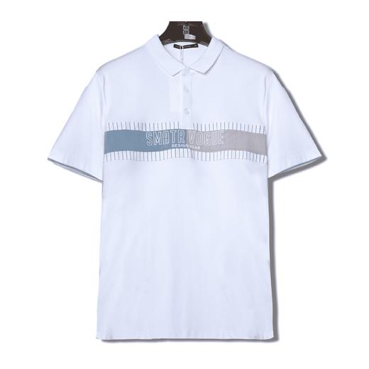 男装2024春季新品休闲短袖翻领POLO衫T恤2214-D13023▲ 商品图2