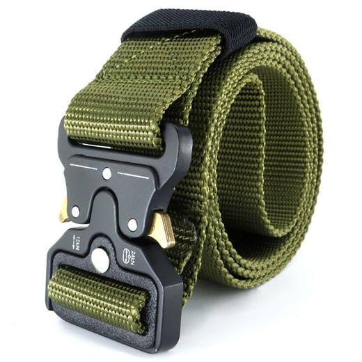 眼镜蛇尼龙腰带户外机能战术腰带男款帆布金属耐用军训工装裤皮带 商品图7