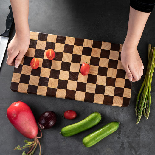 James.F 棋盘菜板【390*210*25mm】 商品图3