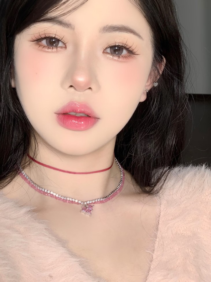 MIMIPARK美瞳 半年抛隐形眼镜 巴斯克玫瑰 14.2mm 1副/2片 左右度数可不同-VVCON美瞳商城15