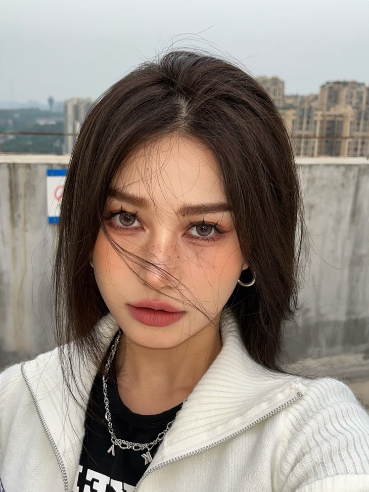 MIMIPARK美瞳 半年抛隐形眼镜 巴斯克玫瑰 14.2mm 1副/2片 左右度数可不同-VVCON美瞳商城23