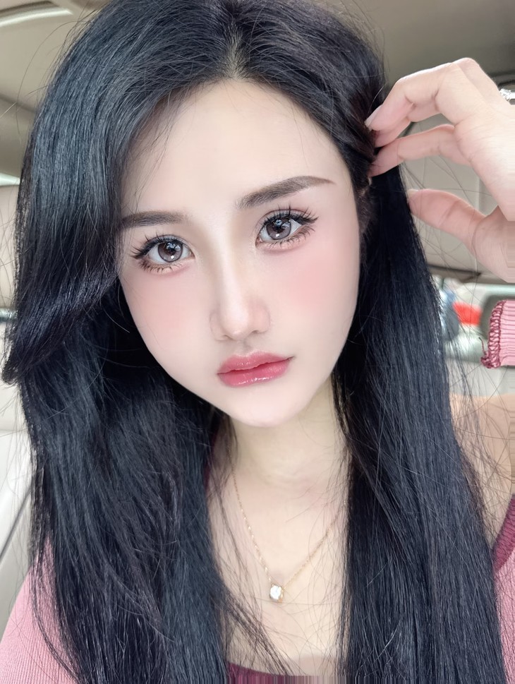 MIMIPARK美瞳 半年抛隐形眼镜 巴斯克玫瑰 14.2mm 1副/2片 左右度数可不同-VVCON美瞳商城13