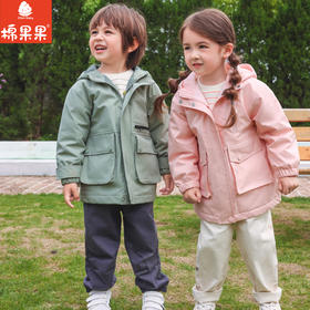 棉果果秋季新品男童保暖夹棉风衣M312100323471