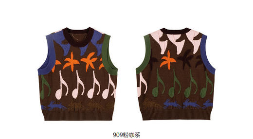 jnby   23年秋款   独特提花针织背心  1N8312450 商品图12