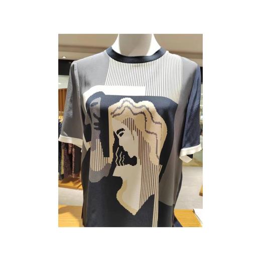 3楼珍贝桑蚕丝圆领女上衣 商品图0