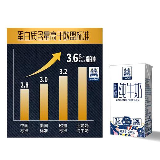 【自营】土姥姥 新疆纯牛奶200ML*10盒（尊享版） 商品图2