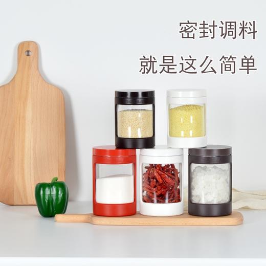 阿司倍鹭（ASVEL）日本调料盒调味罐玻璃调味盒盐罐防潮密封储物罐家用厨房用品 470ml 商品图9