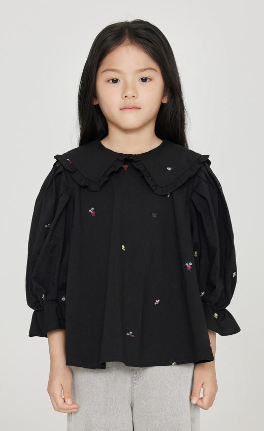 jnby  23年秋款  泡泡纱公主风短袖TOP   1N8212950 商品图6