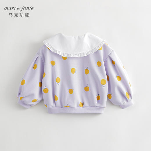 马克珍妮秋装女童满印娃娃领外套231593 商品图2