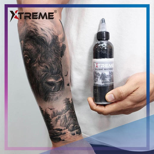 硬核极限黑灰色阶打雾套装彩色灰色阶写实色料谭安定制刺青墨水惊蛰刺青器材 商品图5