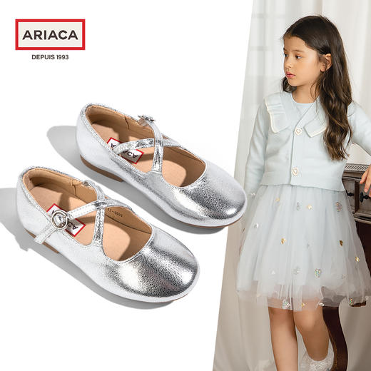 ARIACA艾芮苏儿童公主皮鞋小女孩软底演出单鞋 商品图5