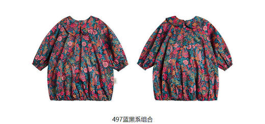 jnby  23年秋款  圆领印花中袖连衣裙  YN7G11520 商品图10