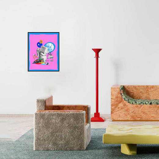 稀奇艺术原创天使波普拼贴装饰画现代简约玄关画客厅轻奢定制挂画 商品图4