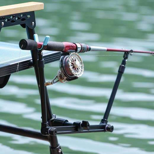 空钩悟道筏钓支架 筏竿钓椅专用鱼竿支架便携式矶竿滑钓炮台配件 商品图5