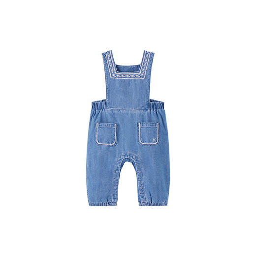 【商场同款】英氏童装女宝宝纯棉牛仔连体衣秋季新品外出哈衣 商品图4