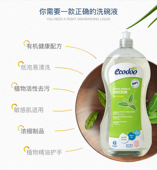 1L 逸乐舒浓缩温和护手洗碗液(芦荟)【伊藤优选302209】 商品图1