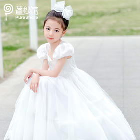 pureshare蓬纱馆 星羽女童礼服裙夏季公主裙新款