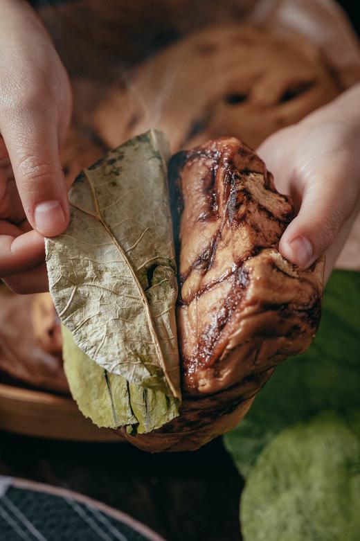 【现做现发】留海棠 古昌州荷叶红糖馒头 纯手工制作 商品图2