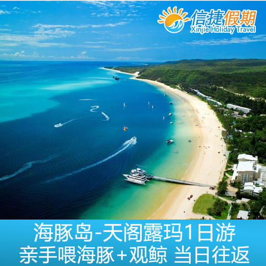 布里斯班天阁露玛 海豚岛亲手喂海豚+观鲸鱼一日游 商品图2