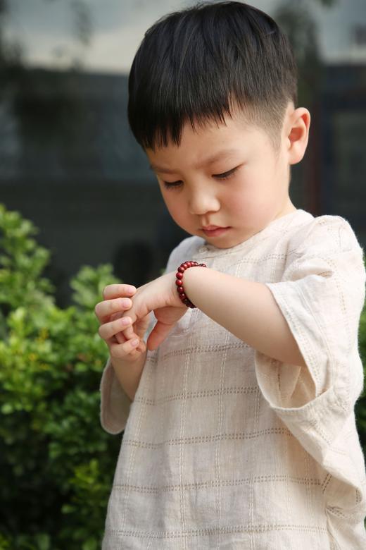 XYZT0223°宝宝款运势顺畅小叶紫檀+银 商品图8