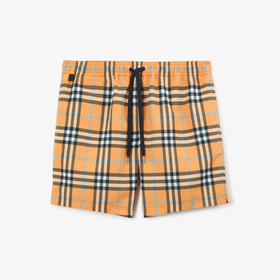 BURBERRY 巴宝莉 男士格纹抽绳式游泳裤 格子 8070767 B6234