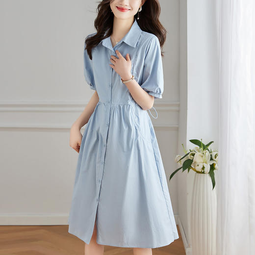 棉质夏新款，法式气质宽松仙女长裙MJ34128 商品图1