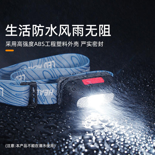 猎友充电式头戴式夜钓灯（三色可选） 商品图2