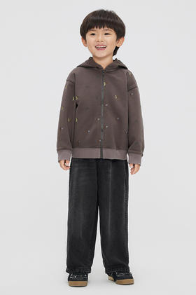 jnby   23年秋款  百搭开襟连帽卫衣  1N8411870