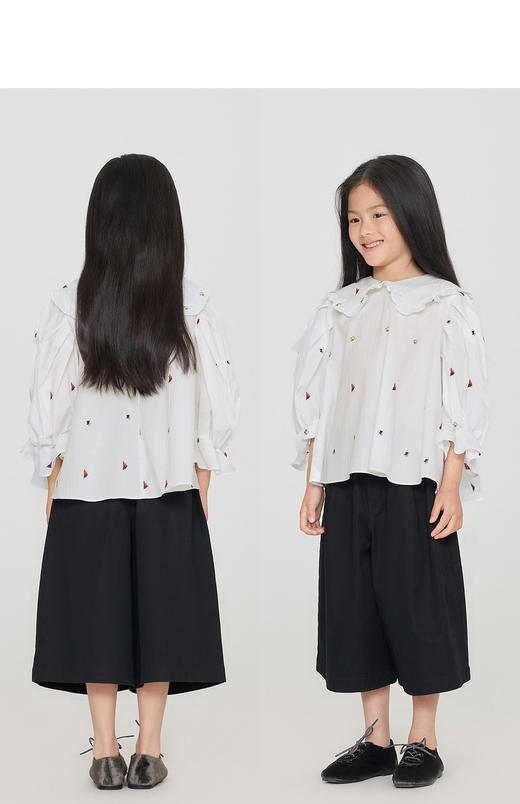 jnby  23年秋款  泡泡纱公主风短袖TOP   1N8212950 商品图10