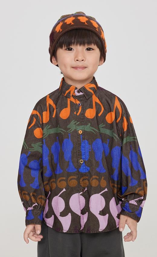 jnby  23年秋款 印花长袖翻领衬衣 1N8211730 商品图9