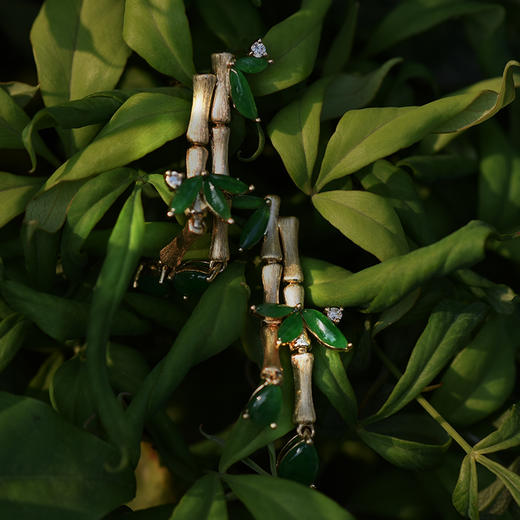 竹报平安耳环【现货】 商品图0