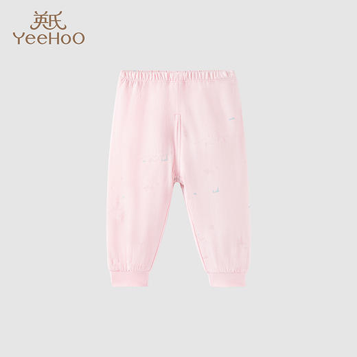 【商场同款】英氏儿童保暖内衣裤男女童秋冬保暖束脚家居裤款 商品图0