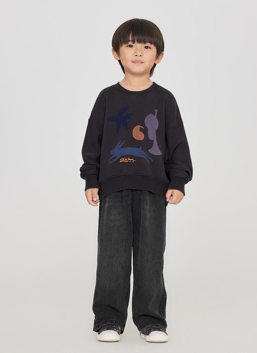 jnby  23年秋款  圆领套头卫衣  1N8410700 商品图8